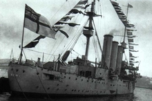 British warship HMS Kent