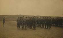 open a larger version of this image Inspecting the troops at the Willows