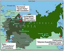 open a larger version of this image Canada's Intervention in the Russian Civil War