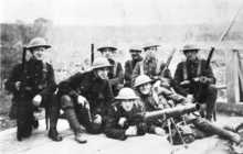 open a larger version of this image Lewis Gun team at Shkotovo
