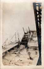 open a larger version of this image Bridge destroyed by Bolsheviks
